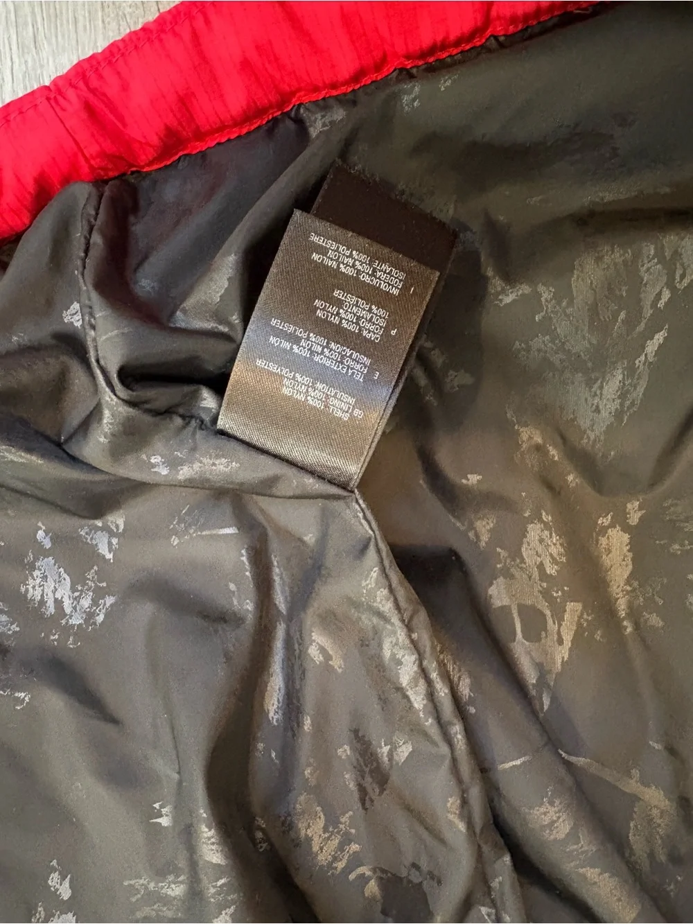 The North Face Men’s Primaloft Red Jacket Size Medium